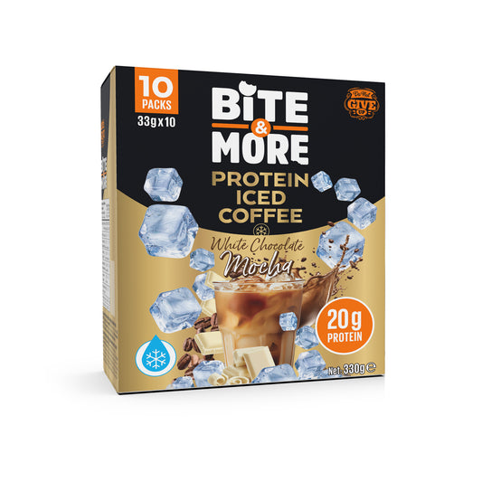 Protein Soğuk Kahve - White Chocolate Mocha (33g x10 Adet)