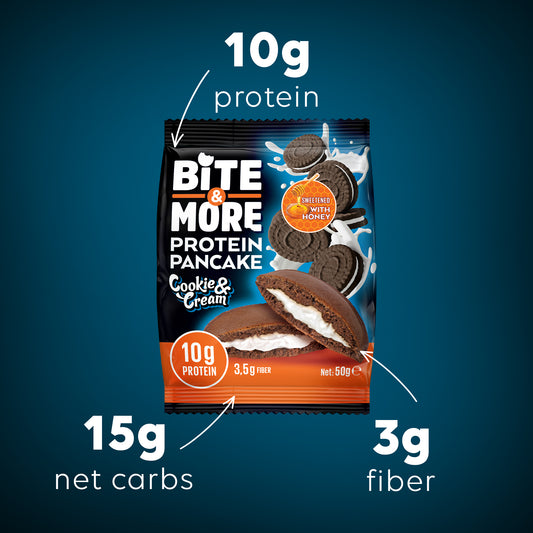 Proteinli Pankek Kurabiye Aromalı