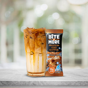 Proteinli Soğuk Kahve Caramel Macchiato