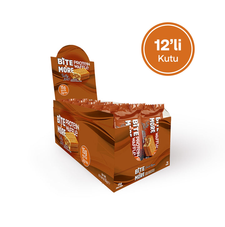 Protein Waffle - Fındıklı (55g x 12 Adet) (B2B)
