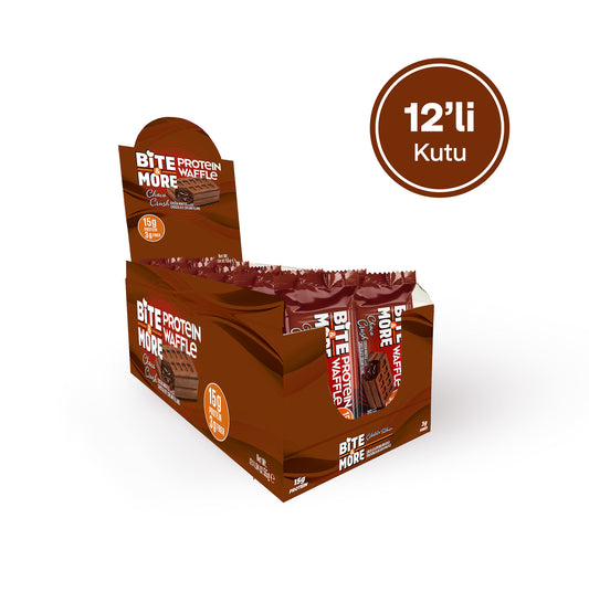 Protein Waffle - Çikolatalı (55g x 12 Adet) (B2B)