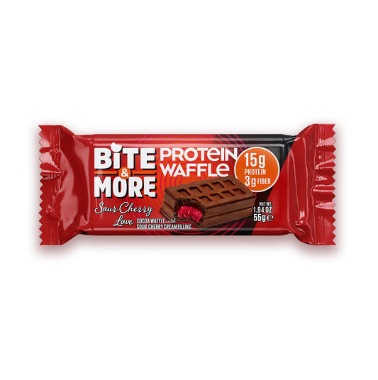 Protein Waffle - Vişneli